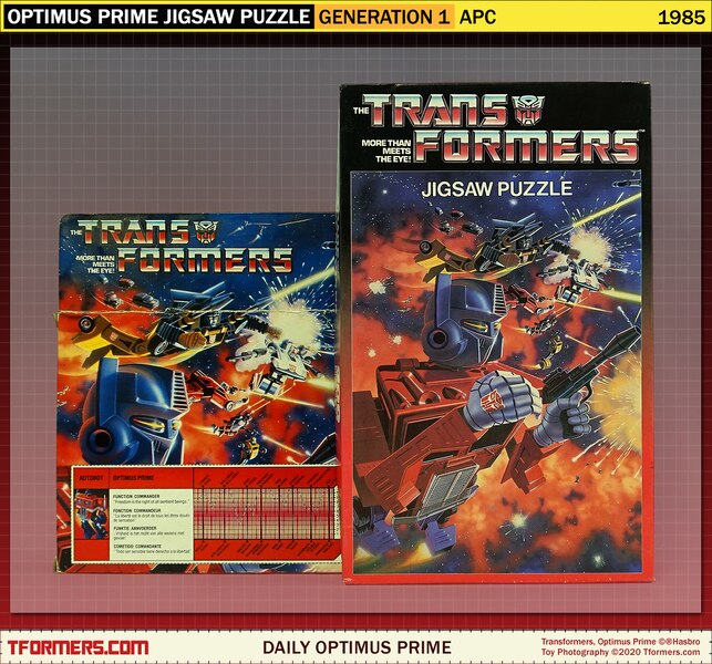 Optimus Prime Puzzle More Than Meets The Box Art (1 of 1)